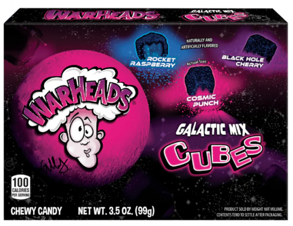 Warheads - Galactic Mix Cubes 99g