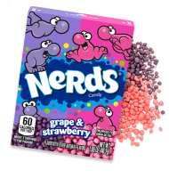 Nerds Candy - grape & strawberry 46,7g
