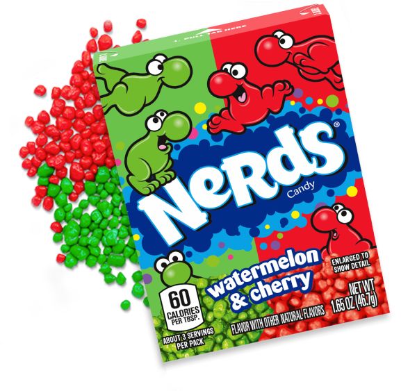 Nerds Candy - watermelon & cherry 46,7g