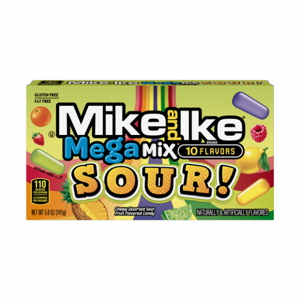 Mike and Ike - Mega Mix Sour 141g